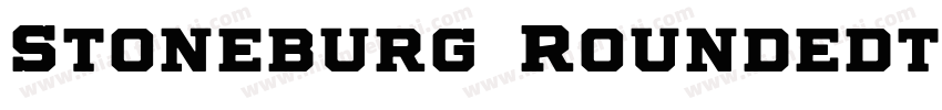 Stoneburg Roundedttf字体转换